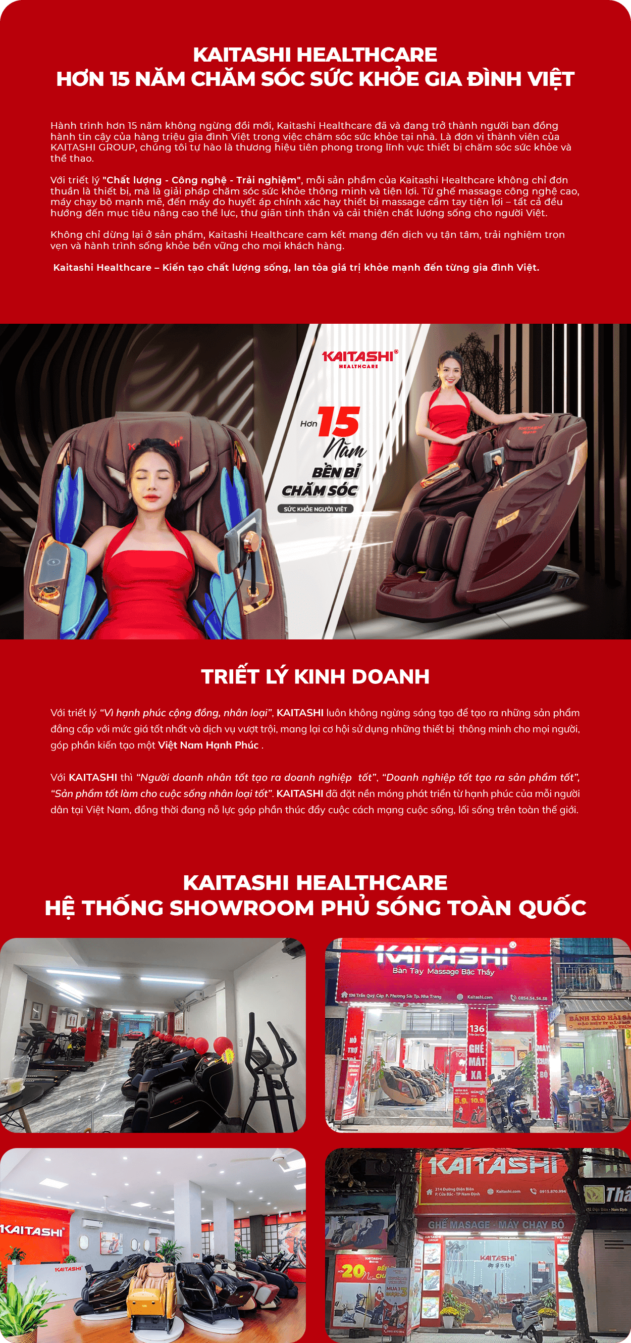 Giới thiệu thương hiệu Kaitashi  Healthcare