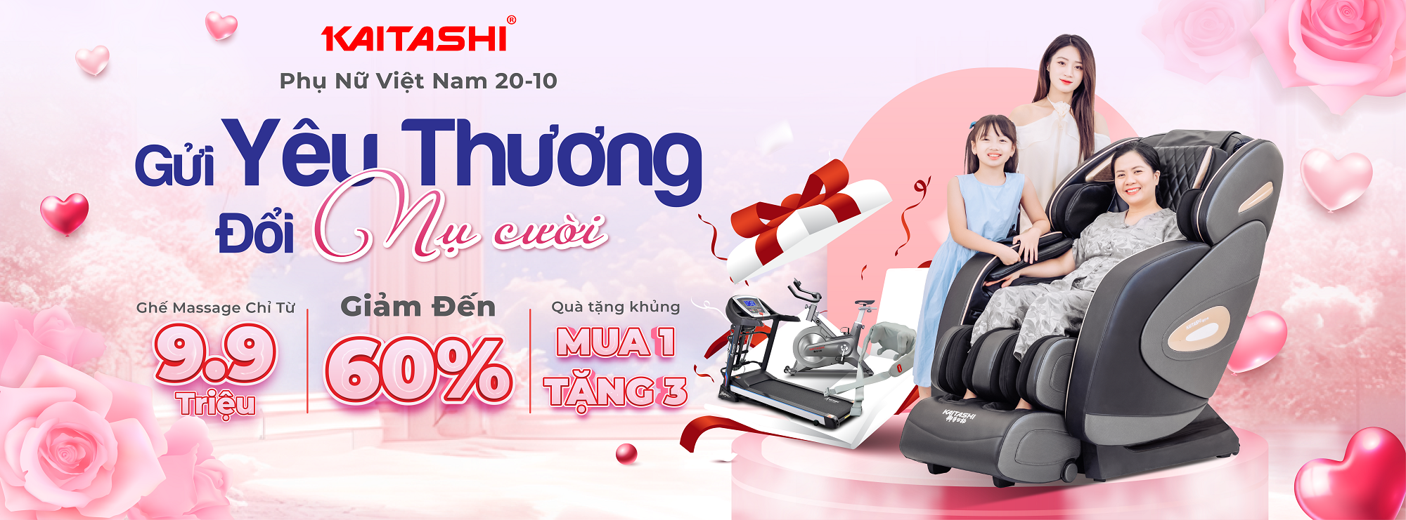 Banner Trang Chủ Ghế Massage Kaitashi KS-268