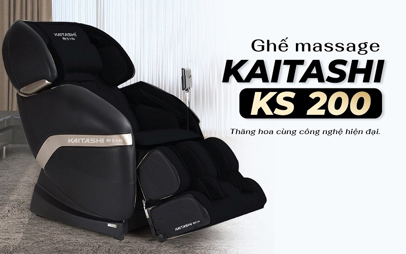 Ghế massage Kaitashi KS -200| Thăng hoa cùng công nghệ hiện đại