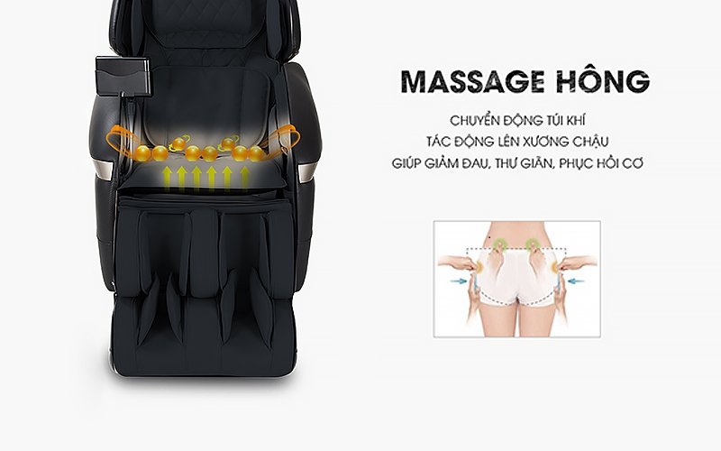 Ghế massage Kaitashi KS-200| Massage hông chuyên nghiệp