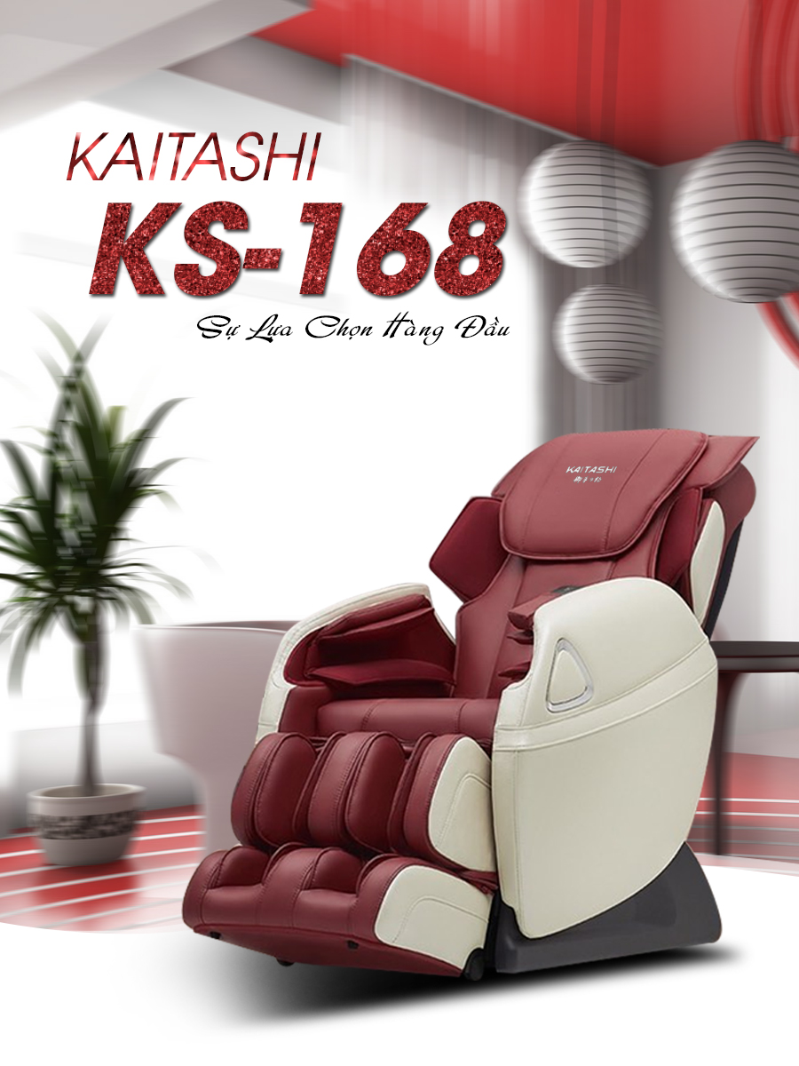 Ghế massage toàn thân Fujikashi KS-168 thiết kế lôi cuốn.