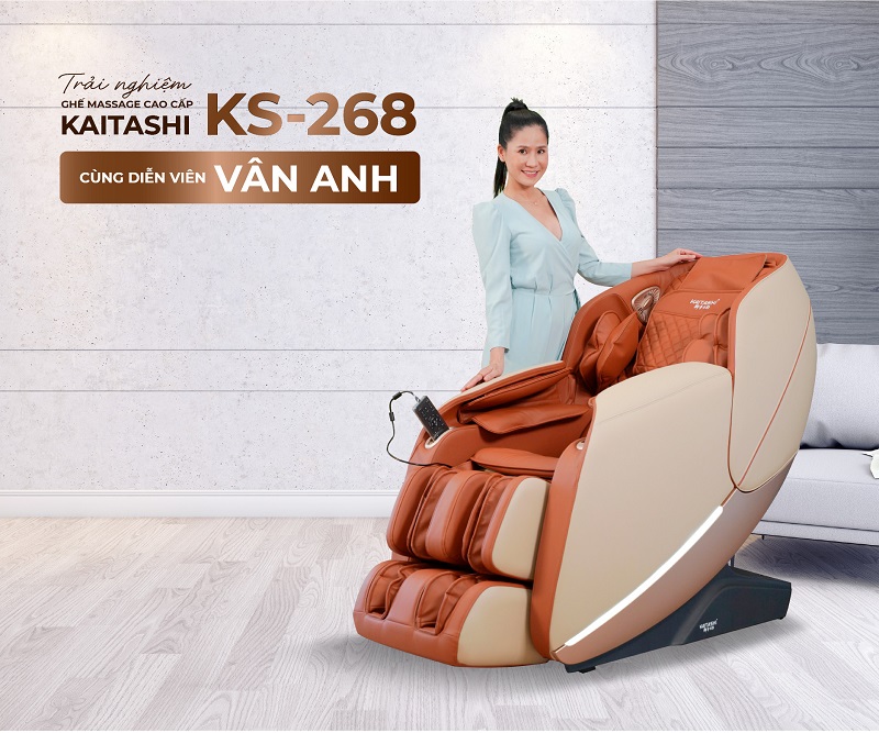 Diễn viên Đào Vân Anh tin dùng KS-268 của Kaitashi