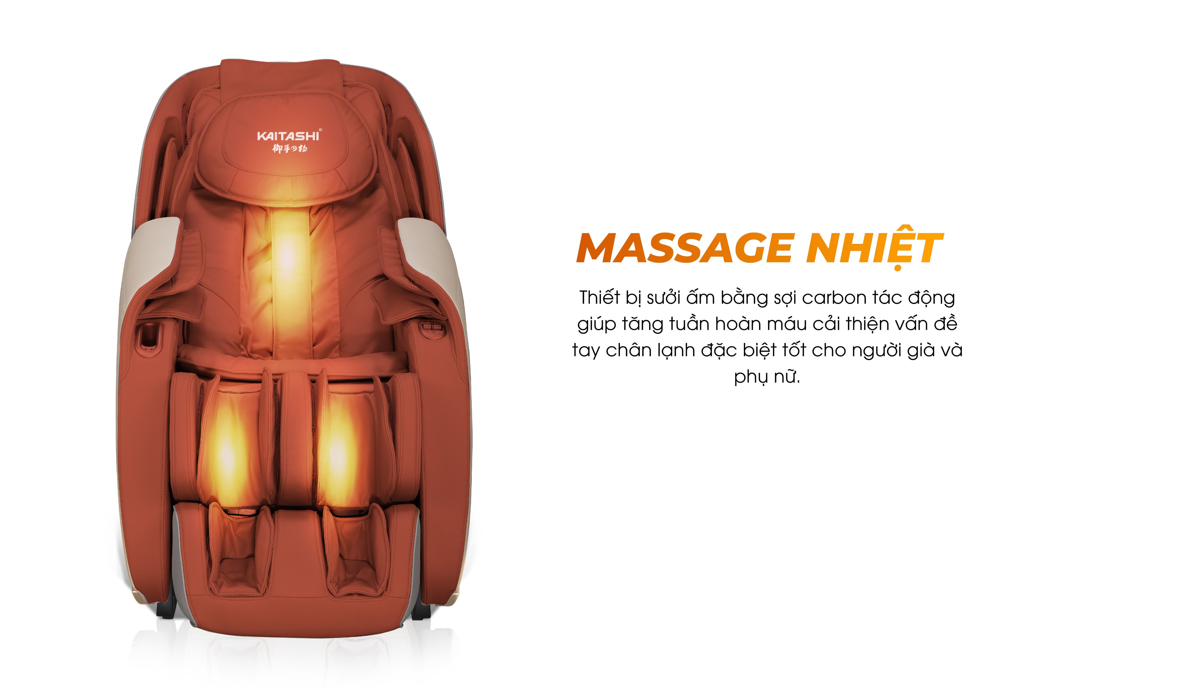 Massage nhiệt giúp kích thích lưu thông tuần hoàn máu