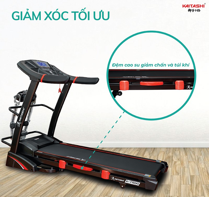 C&ocirc;ng nghệ giảm x&oacute;c th&ocirc;ng minh tr&ecirc;n K-7500  