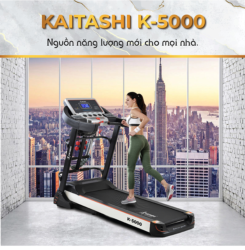 Hình ảnh máy chạy bộ điện Kaitashi K-5000