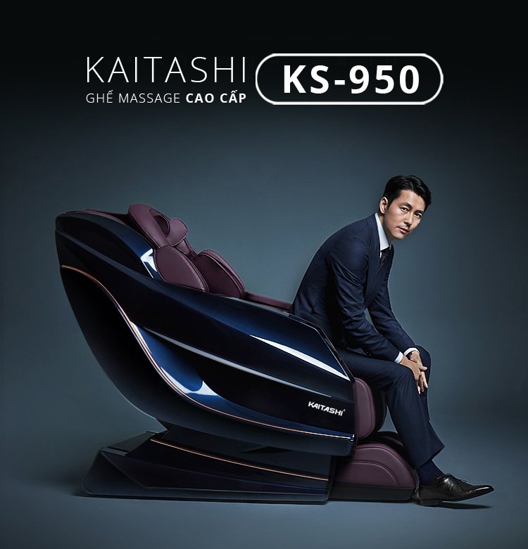 Ghế massage Kaitashi KS-950 đầy khí chất 