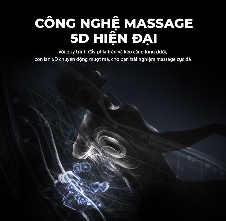 Công nghệ massage 5D hiện đại