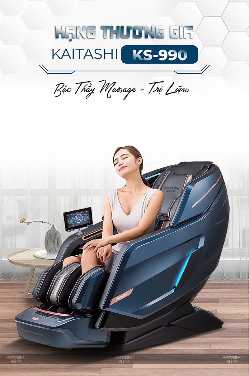 Ghế massage giúp cơ thể thư giãn và giảm đau nhức