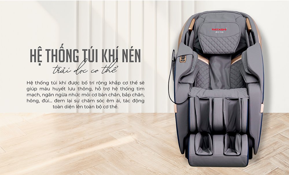 Hệ thống 80 túi khí hoạt động linh hoạt nhịp nhàng