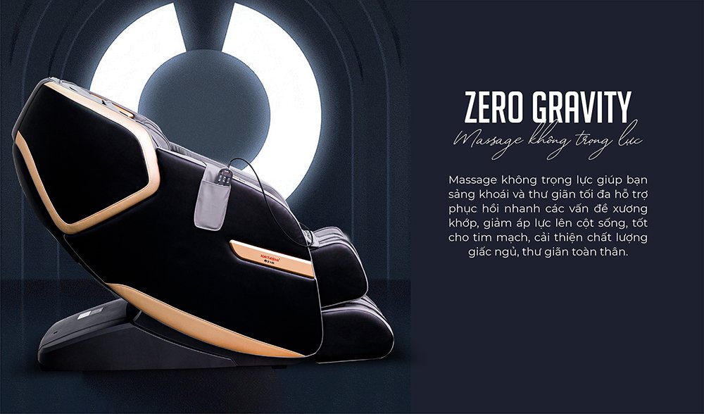 Tính năng massage không trọng lực - Zero Gravity