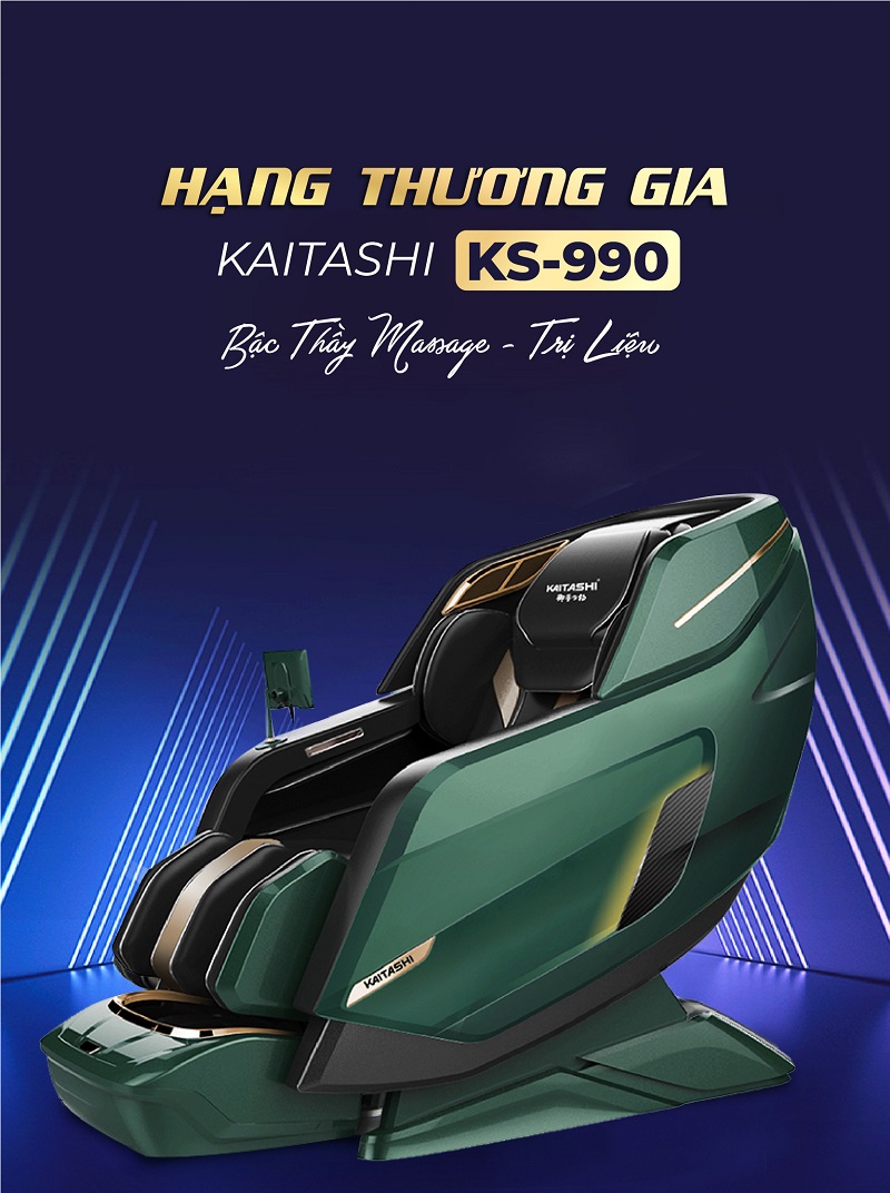 Kaitashi KS-990 - Ghế massage hạng thương gia