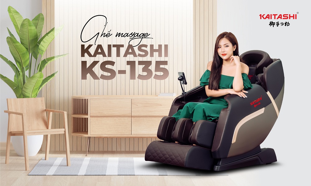 Ghế massage Kaitashi KS-135 - Sự lựa chọn lý tưởng cho gia đình bạn
