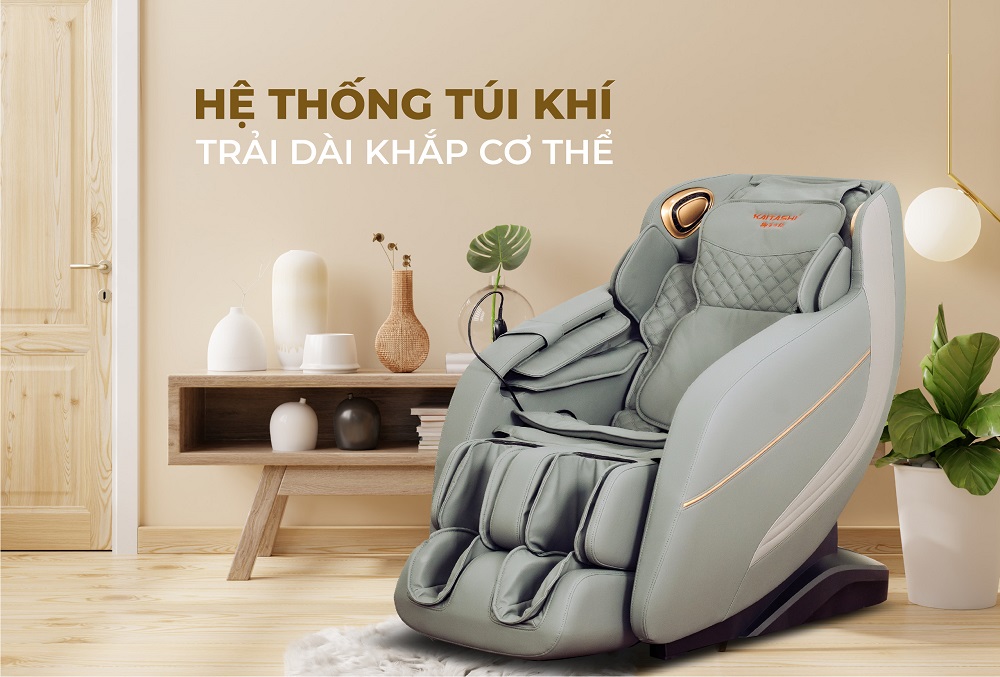 Túi khí massage - Chạm đến những vị trí đau nhức con lăn khó tiếp cận 