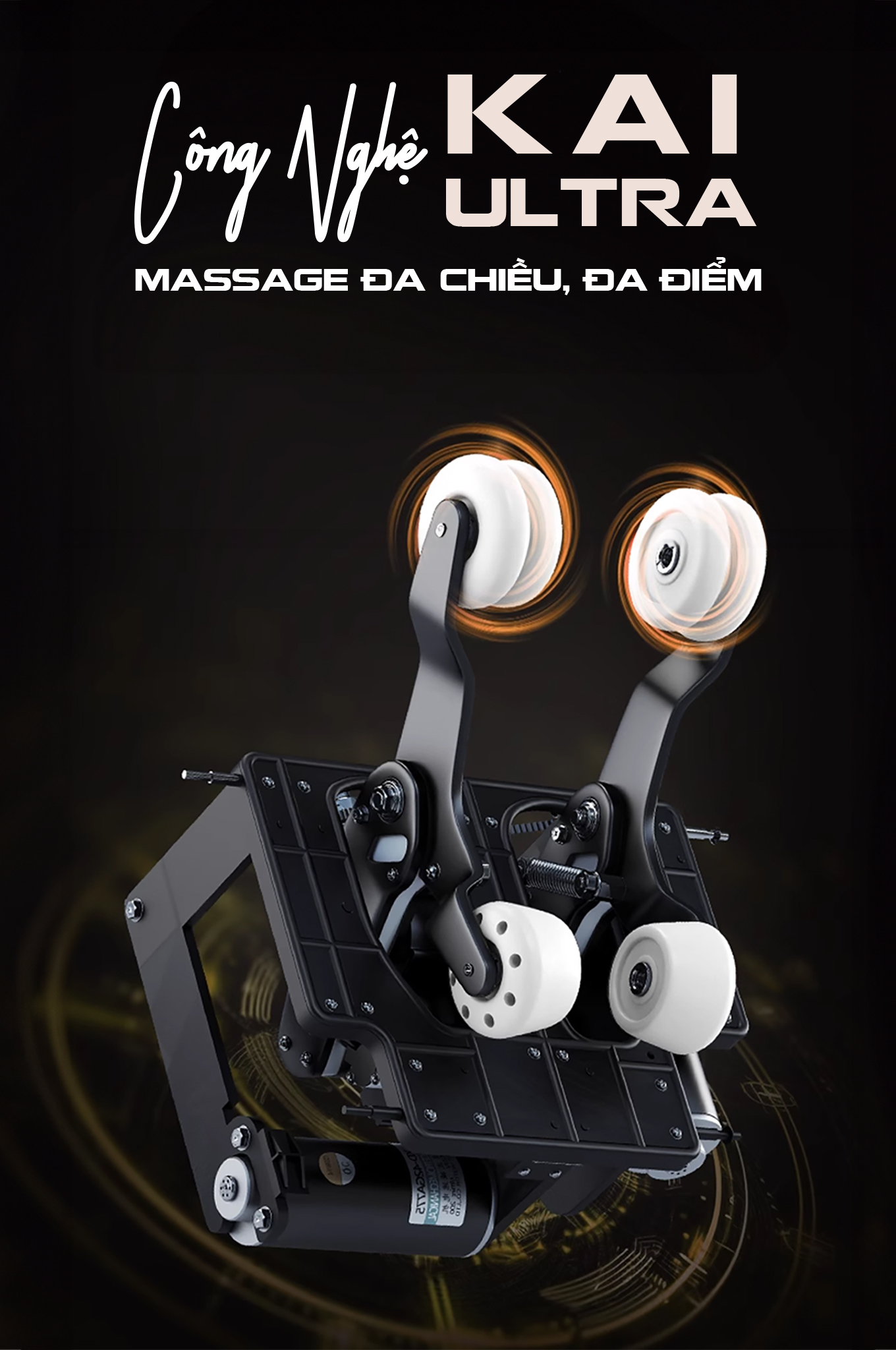 ghế massage kaitashi ks-129 sở hữu công nghệ massage tiên tiến