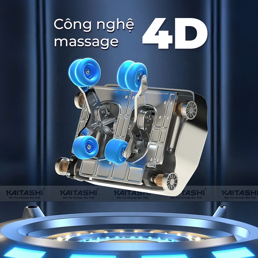 Ghế massage Kaitashi KS-119 công nghệ massage 4D