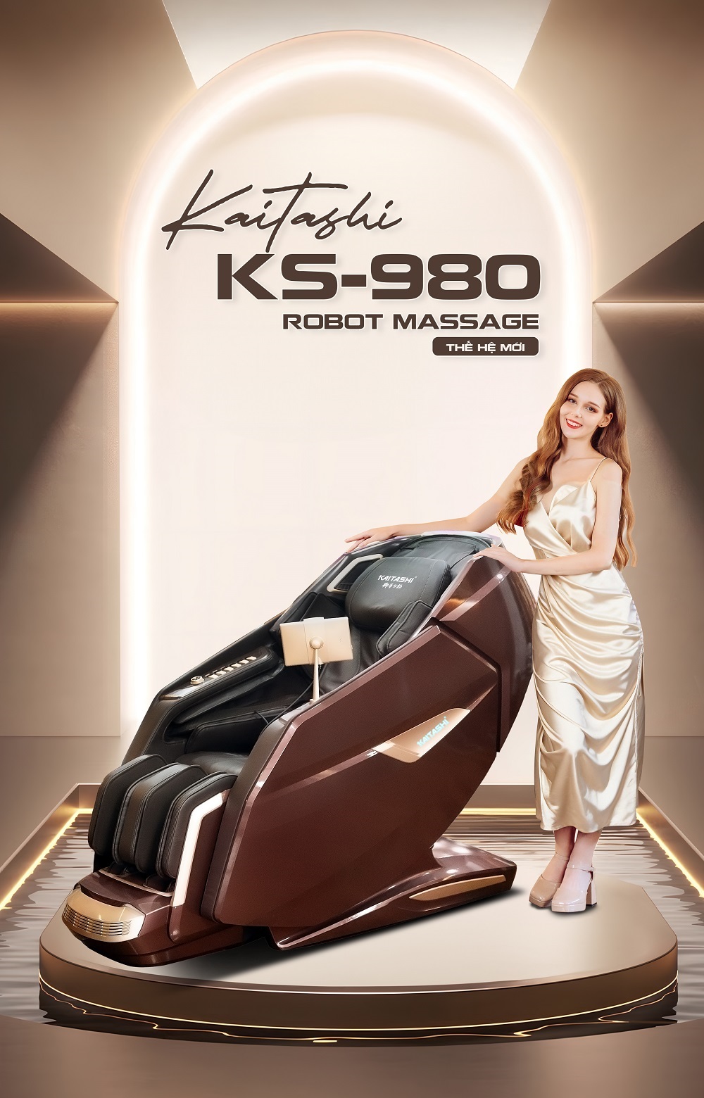 Robot massage Kaitashi KS-680 thế hệ mới
