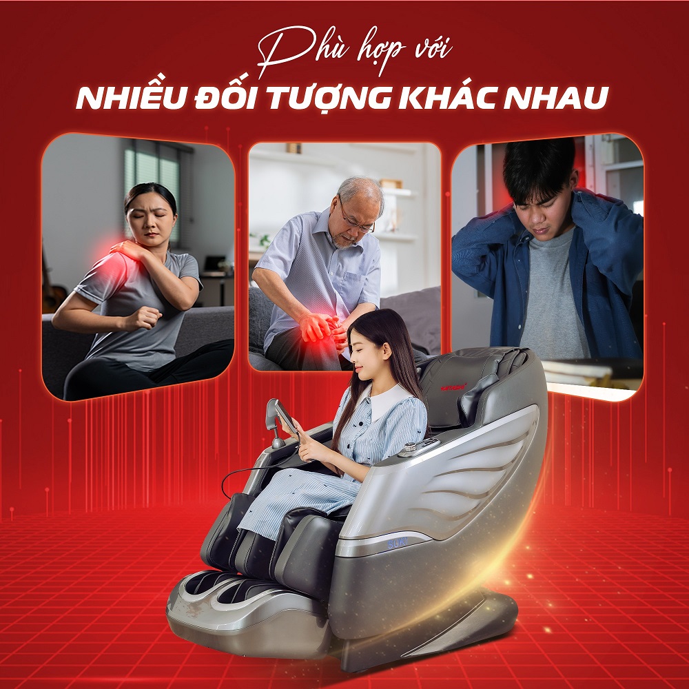 Đến showroom Kaitashi ngay để được trải nghiệm ghế mát xa miễn phí!