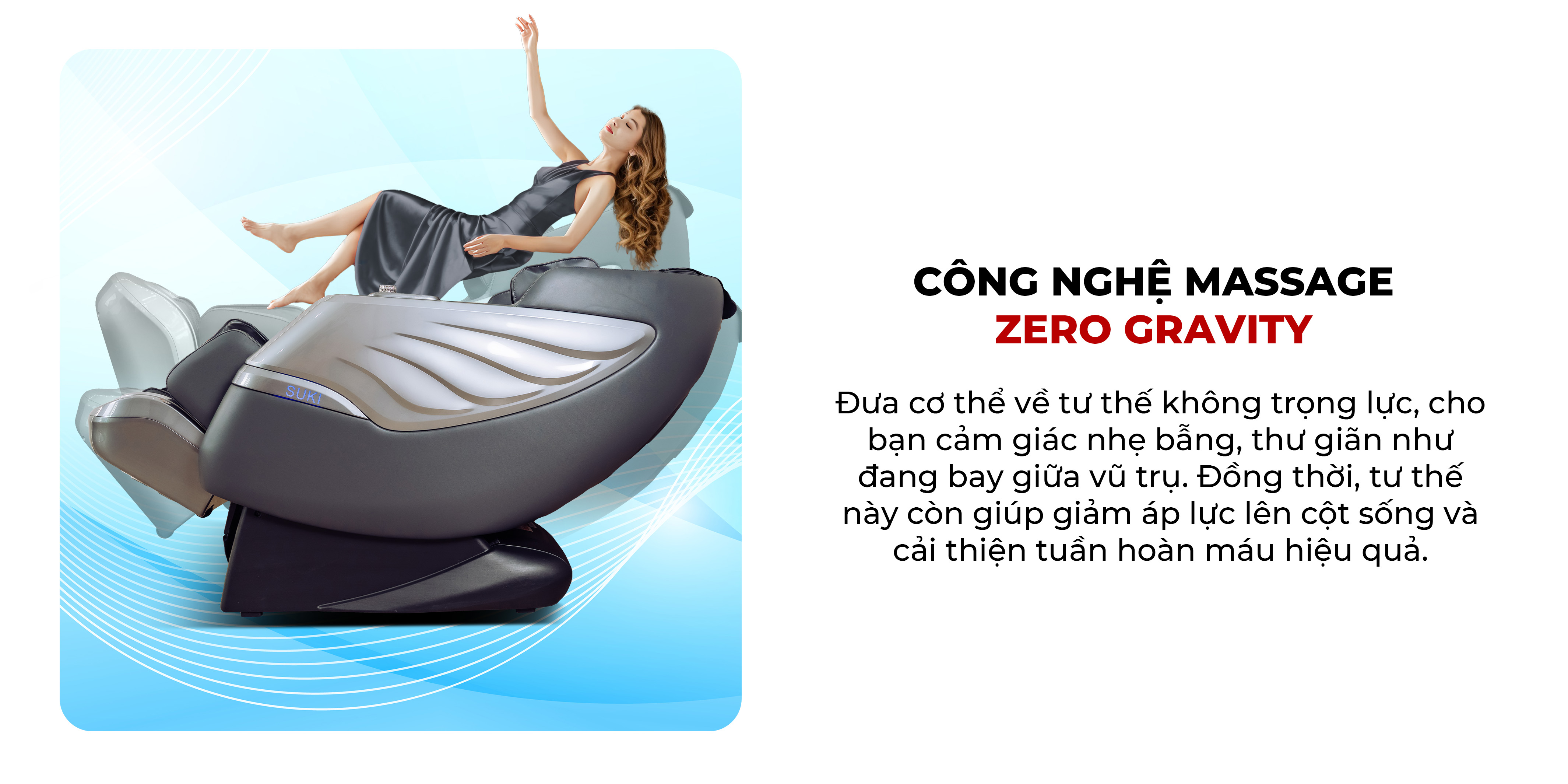 Ghế massage Kaitashi Suki - zero gravity