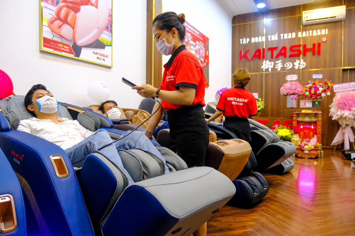 Giới thiệu cửa hàng bán ghế massage Kaitashi ở Điện Biên 