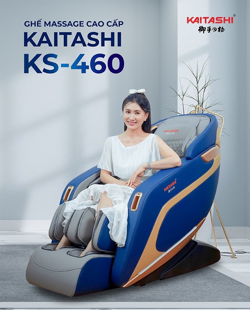 Ghế massage KS-460 - Massage đỉnh cao - Chinh phục nữ diễn viên Nguyệt Ánh