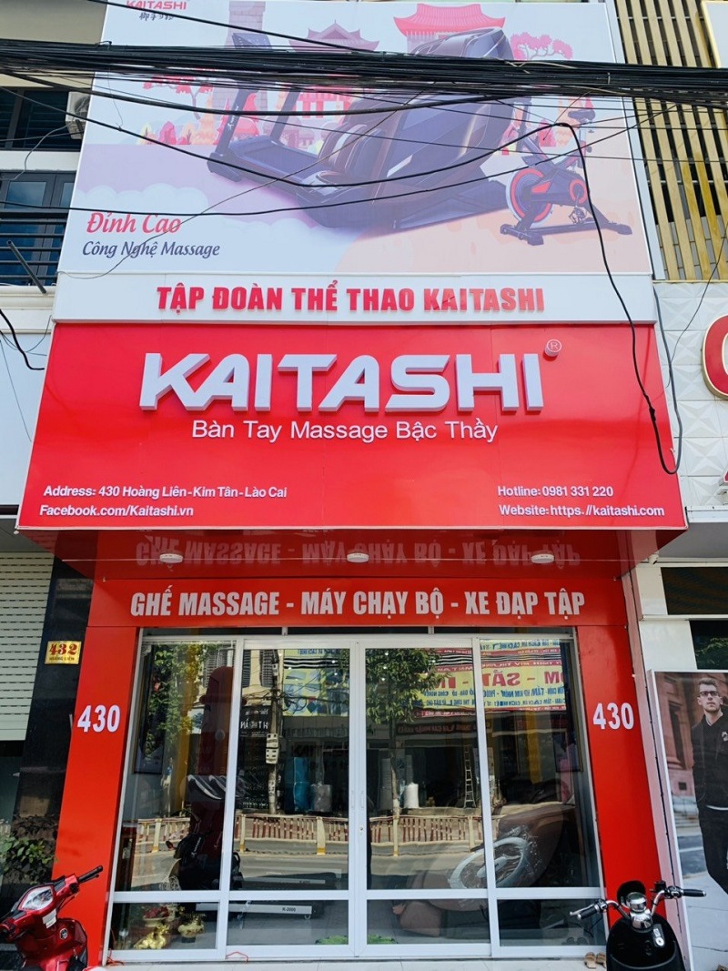Cửa hàng bán ghế mát xa toàn thân Kaitashi Lào Cai