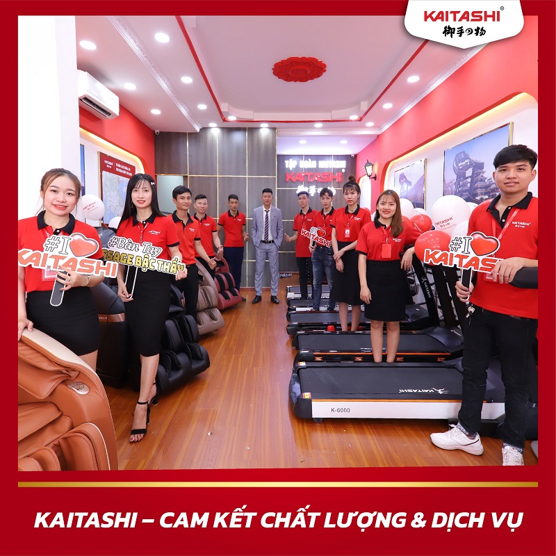 Kaitashi luôn chào đón các khách hàng đến chọn mua và trải nghiệm sản phẩm 