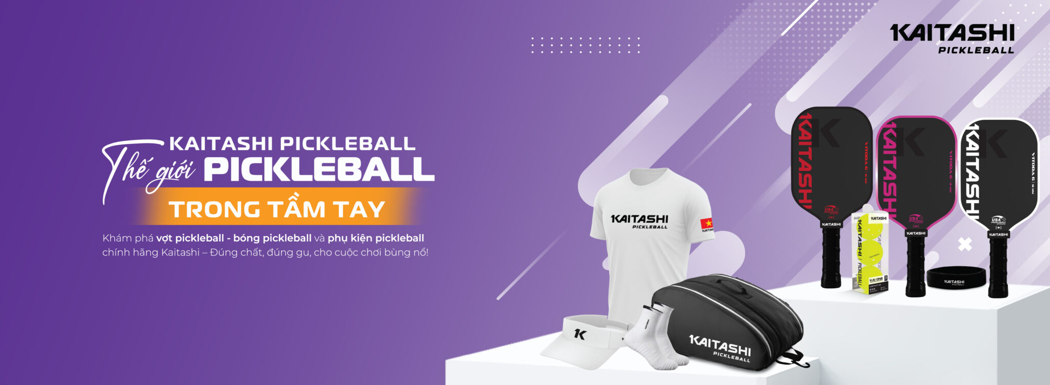 Kaitashi Pickleball cùng bạn khơi nguồn năng lượng, kết nối tinh thần và ghi dấu cá tính