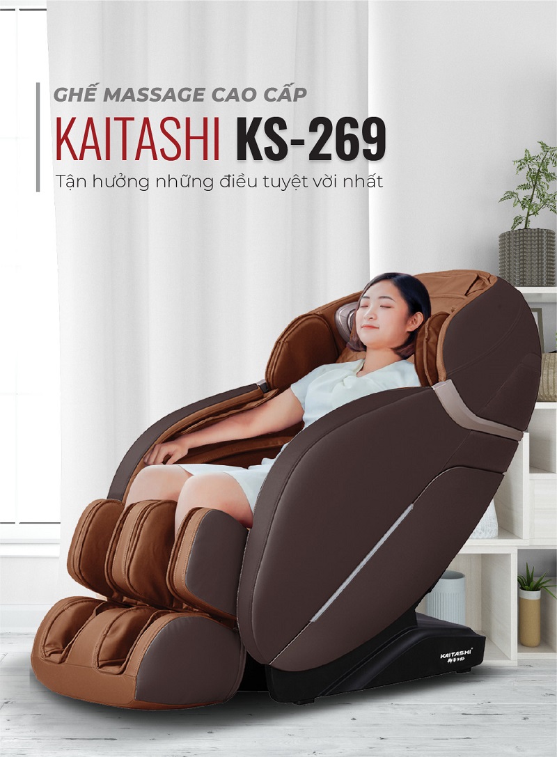 Ghế Massage toàn thân Kaitashi KS-269 Món Quà Cho Sức Khoẻ| Kaitashi Group