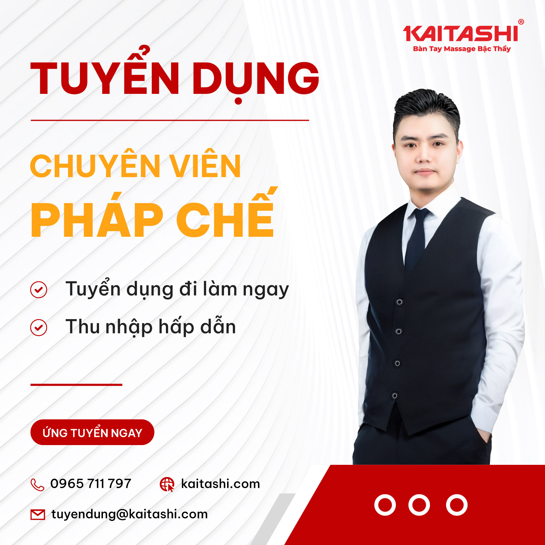 Kaitashi tuyển chuyên viên pháp chế