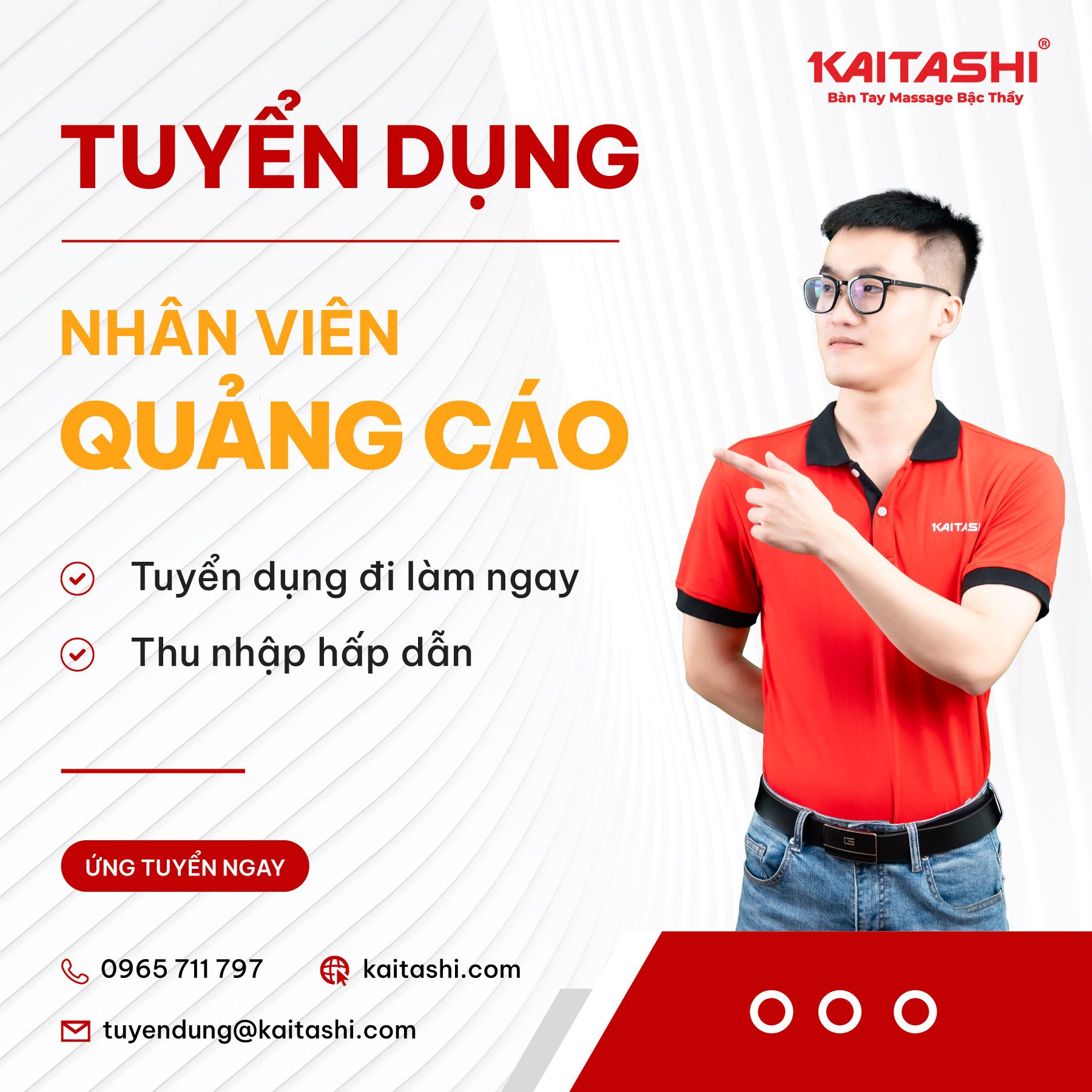 Kaitashi tuyển nhân viên quảng cáo