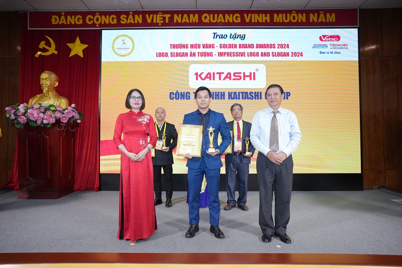 Kaitashi lần thứ 3 liên tiếp vinh danh Top 10 Thương hiệu Vàng Việt Nam