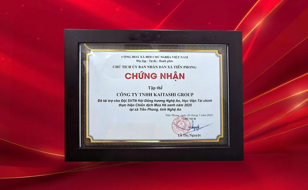 Mùa hè xanh 2025: Kaitashi Group và SV Nghệ An chung tay vì cộng đồng