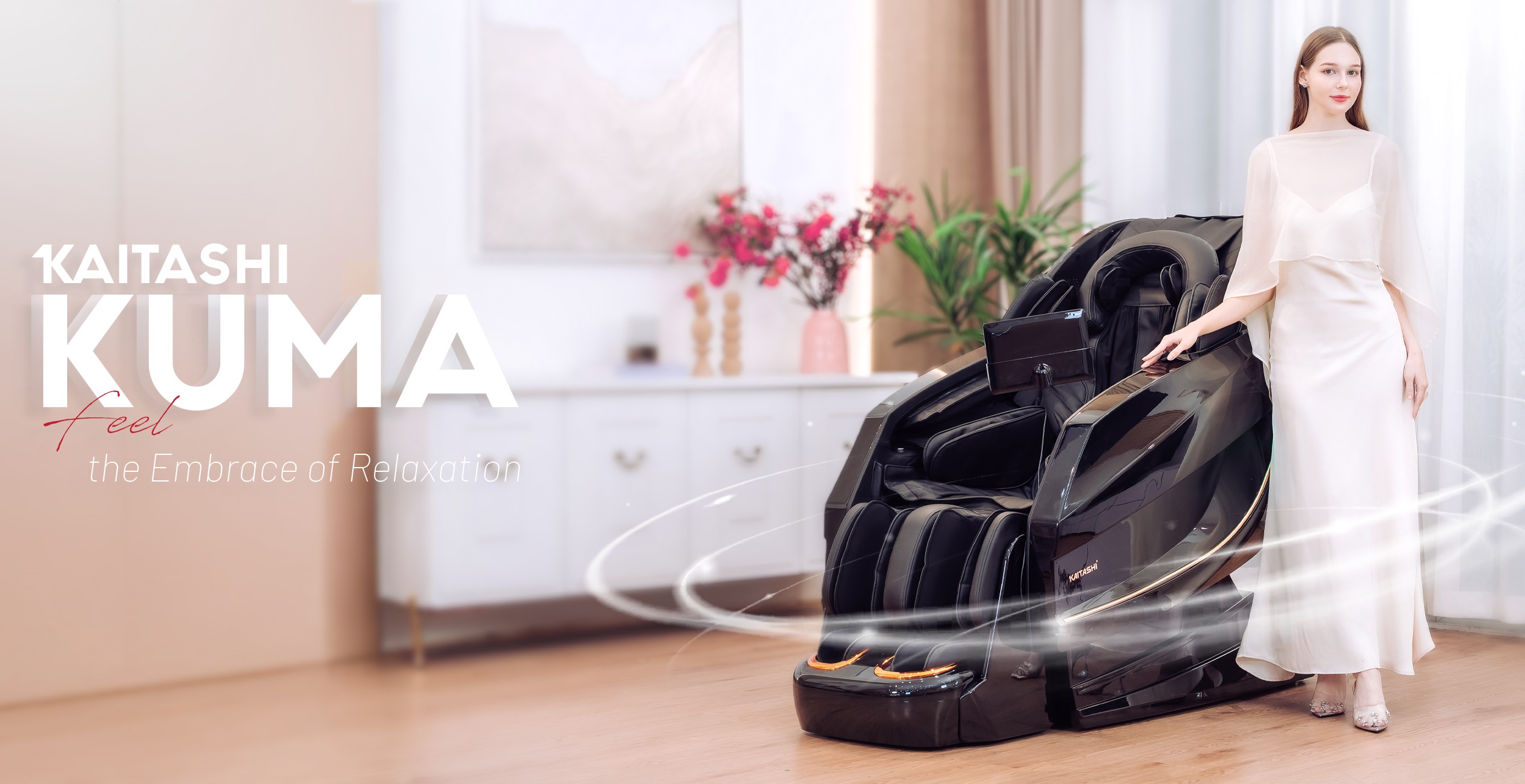 Ghế massage Kaitashi Kuma – Tinh hoa công nghệ chăm sóc sức khỏe thượng lưu 