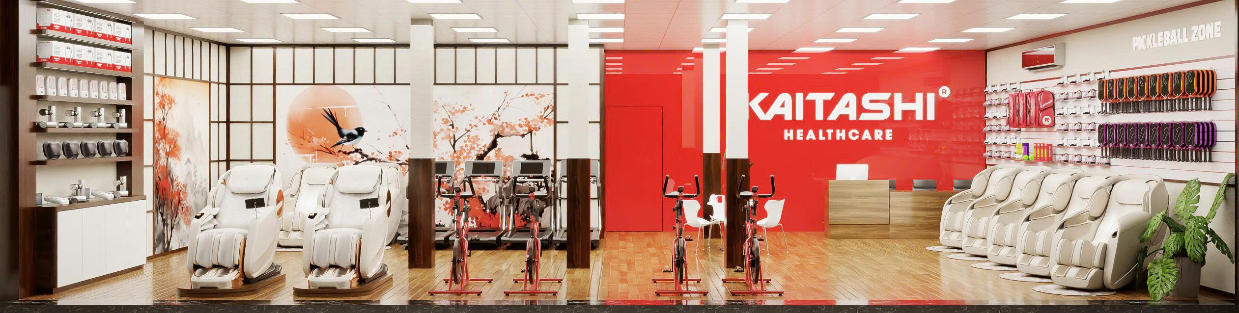 Mô hình Showroom 2in1 Kaitashi: Trải nghiệm kép - Sức khỏe và Năng động