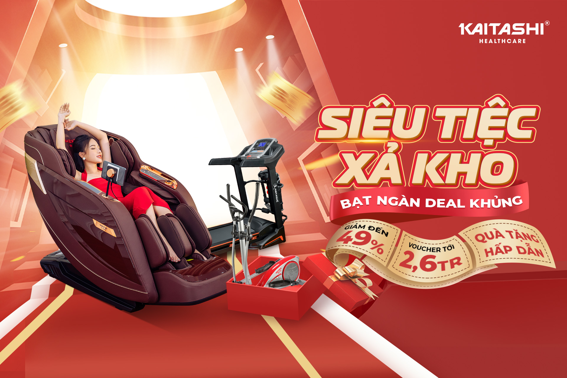 ghế massage Kaitashi giảm giá cuối năm