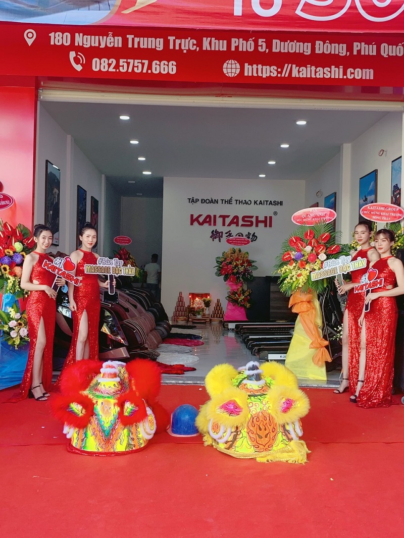 Kaitashi Phú Quốc - Tưng bừng khai trương cửa hàng bán máy chạy bộ.