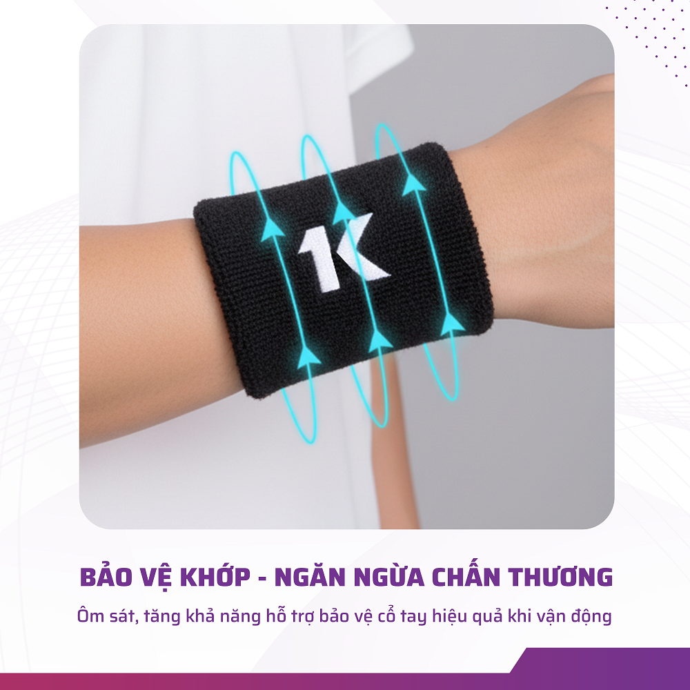 băng cổ tay thể thao Kaitashi bảo vệ cổ tay trong quá trình tập luyện