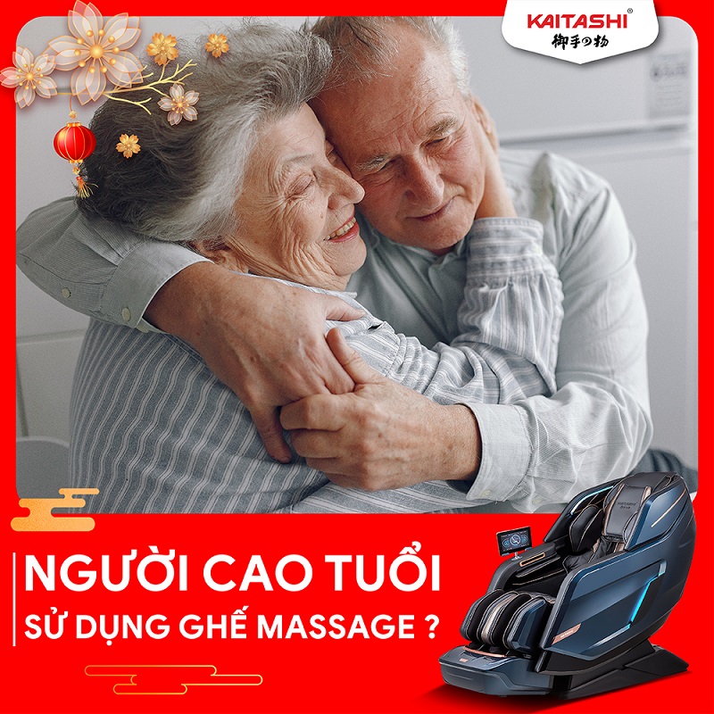 Tại sao người cao tuổi nên sử dụng ghế massage? 