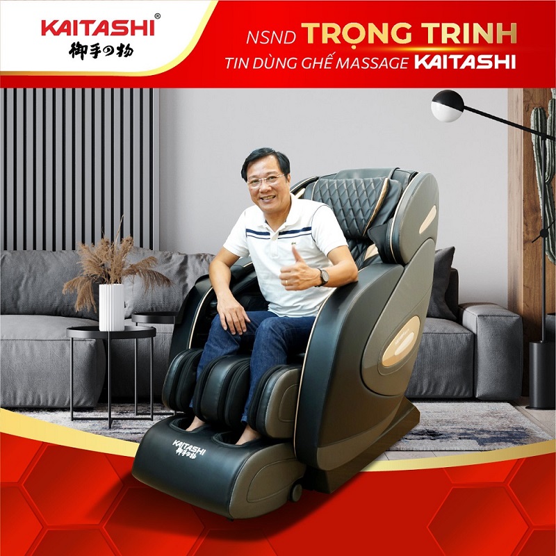 Ghế massage Kaitashi KS-650 Plus - Sự lựa chọn của NSND Trọng Trinh 