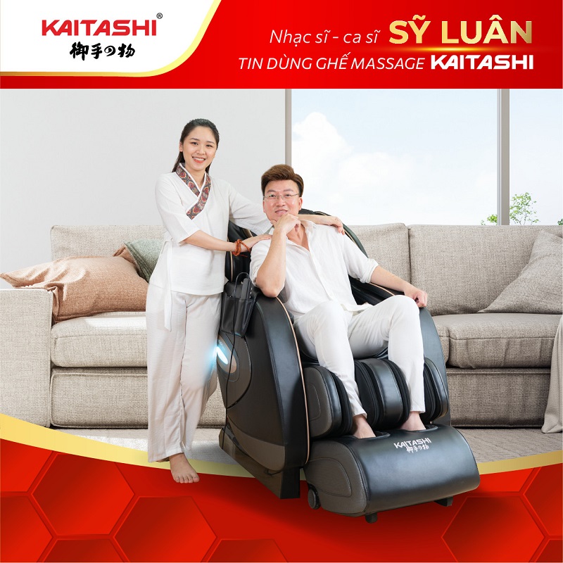 Ghế massage toàn thân KS-650 Plus - Gia đình ca nhạc sĩ Sỹ Luân tin dùng