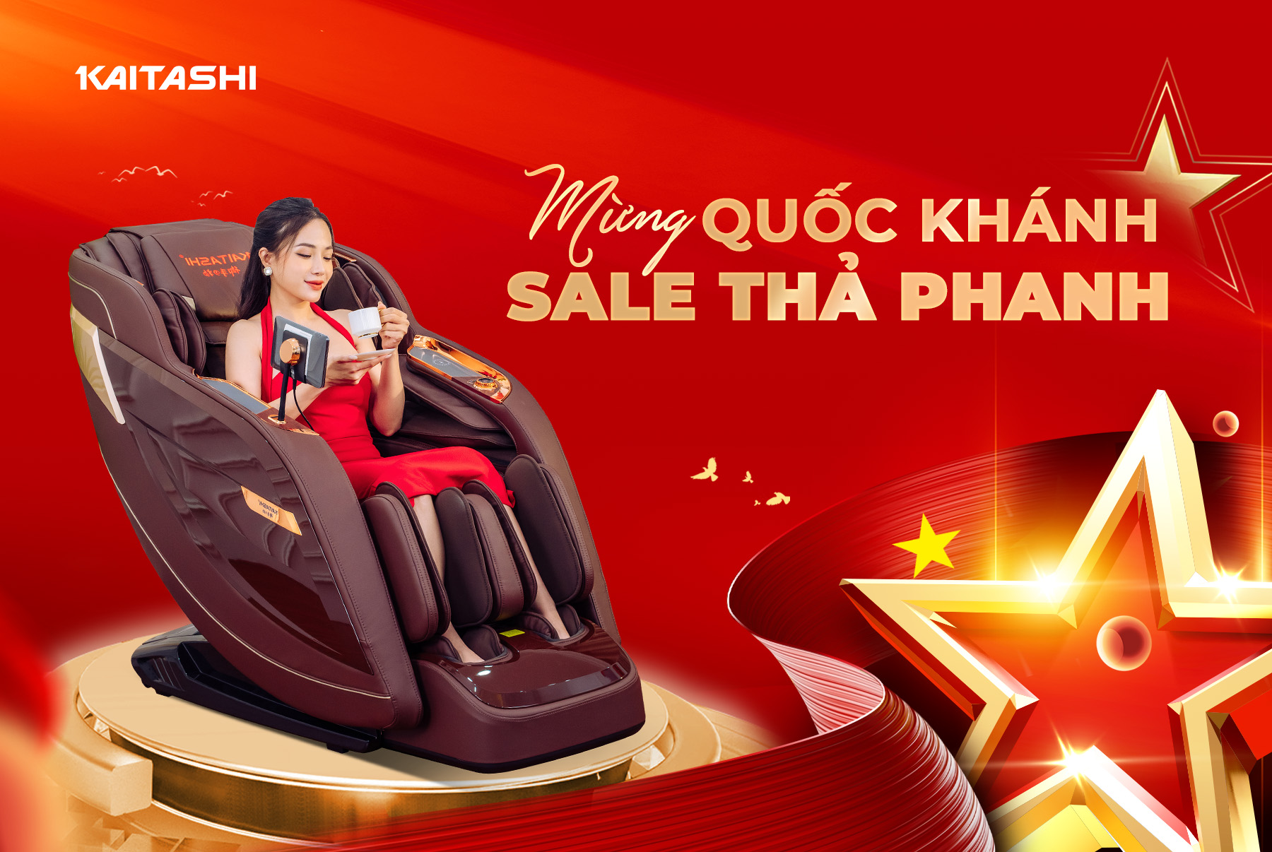 Kaitashi sale 48% mừng Quốc khánh 2/9