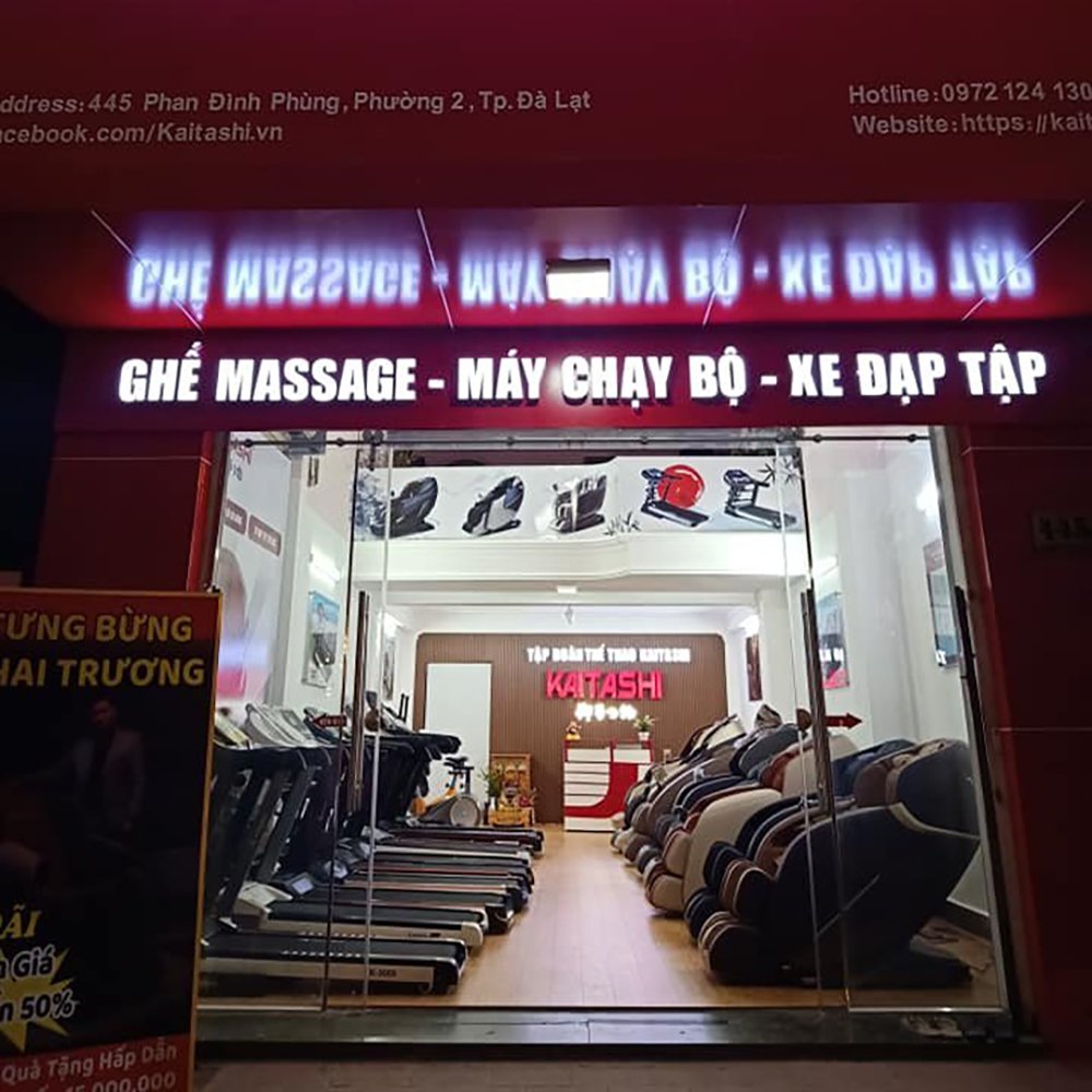 Kaitashi - Đà Lạt điểm đến tin cậy mua ghế massage và máy chạy bộ