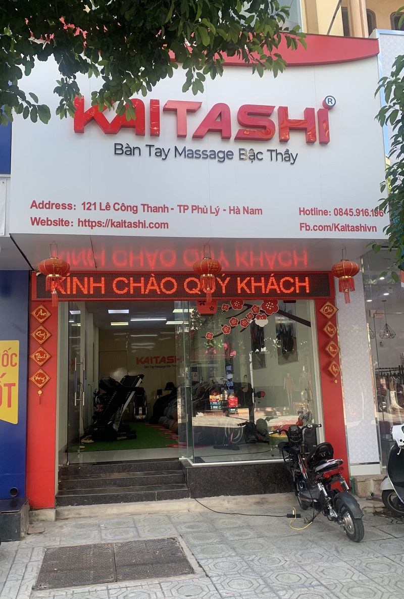 Kaitashi Group khai trương chi nhánh bán ghế massage toàn thân tại Hà Nam