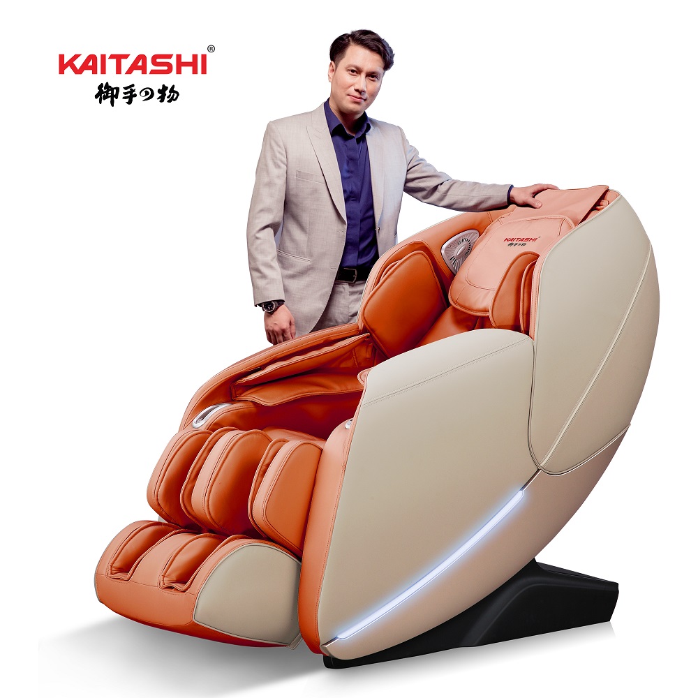 Diễn viên Việt Anh chọn ghế massage Kaitashi KS-268 để chăm sóc, phục hồi sức khỏe 