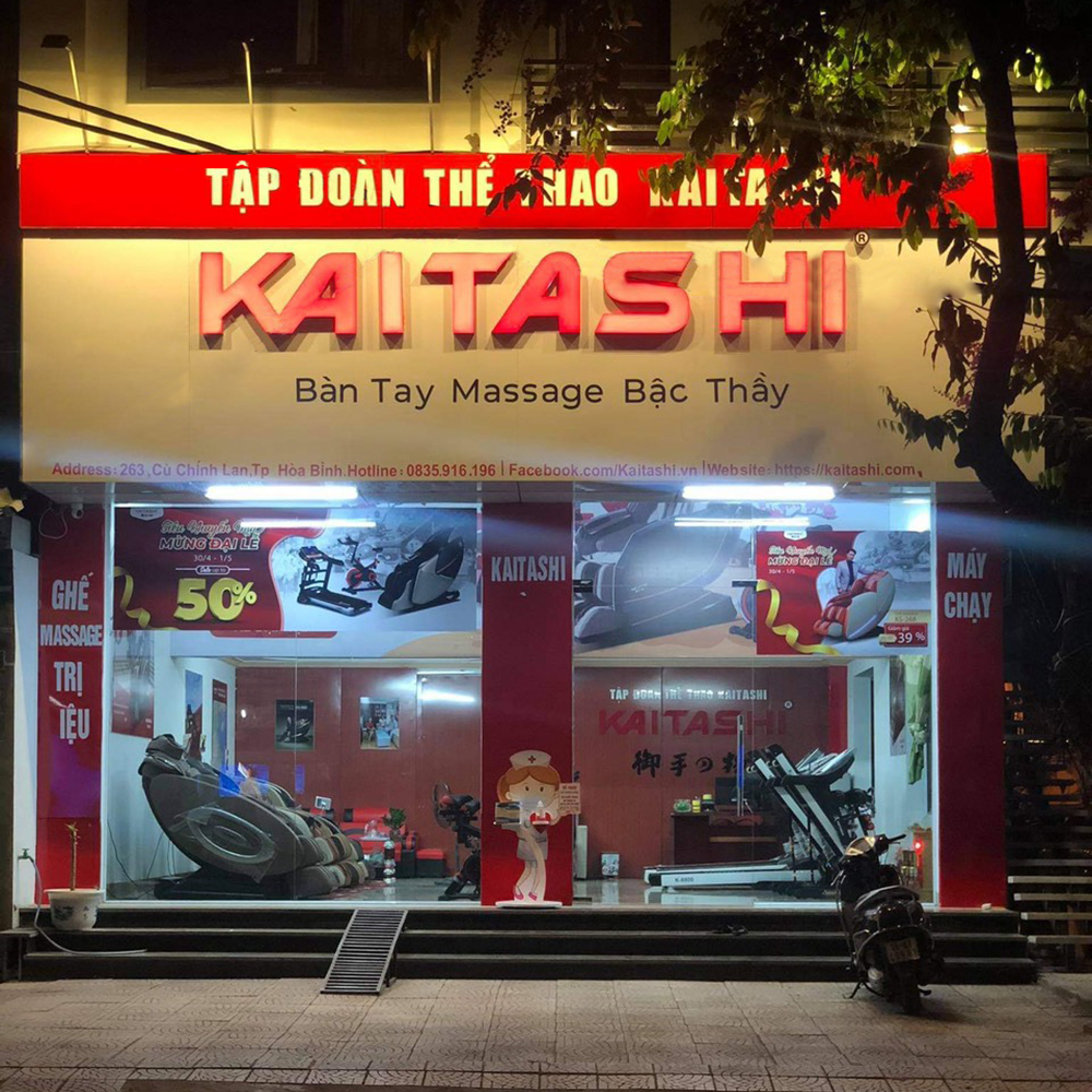 Nơi mua ghế massage tốt nhất ở Hòa Bình | Kaitashi Group 